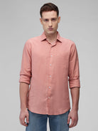 Coral Peach 100% Linen Classic Shirt - CiceroniMen Shirtsbhrāta