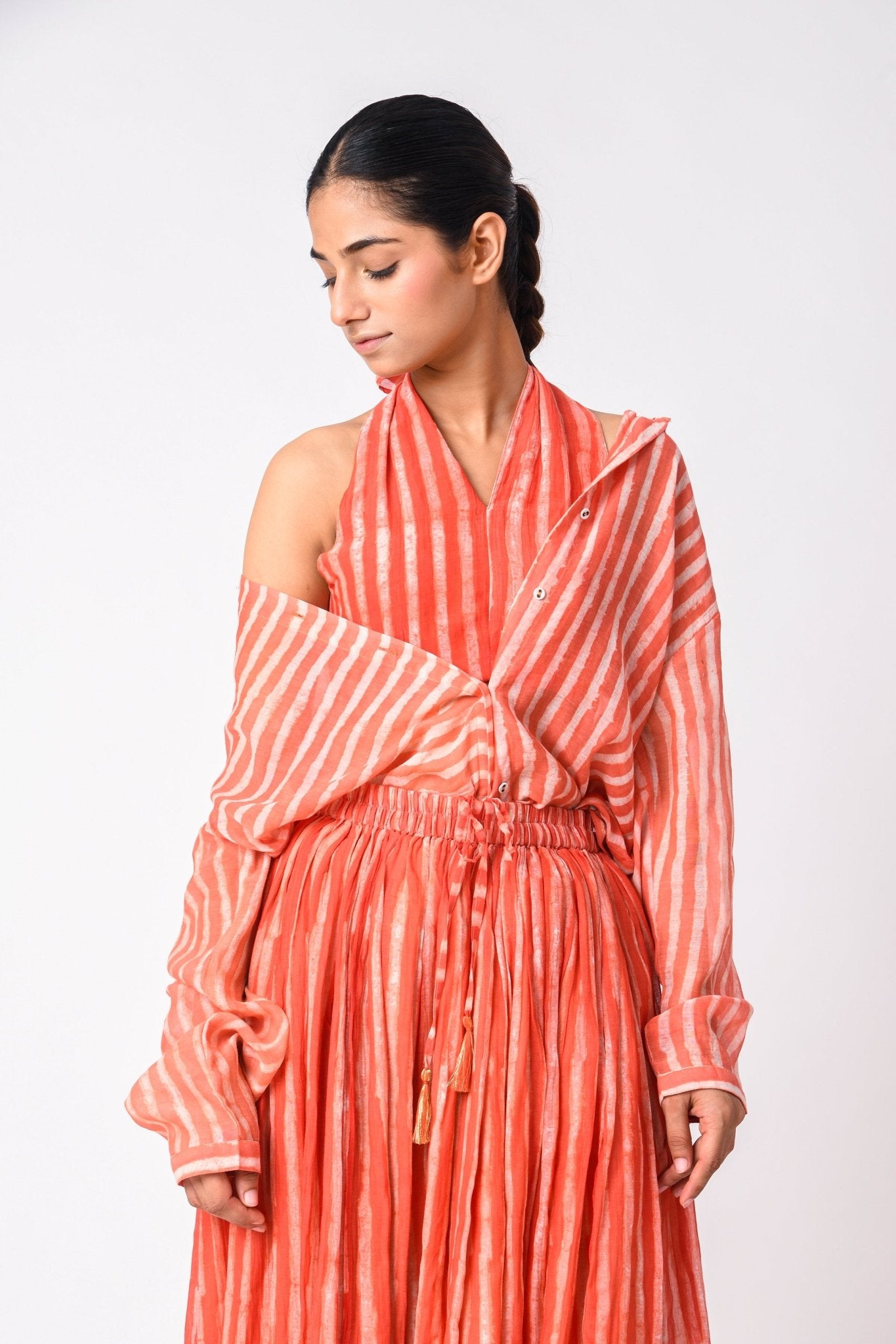 Coral Shirt Co - Ord Set - CiceroniCo - ord SetJayati Goenka