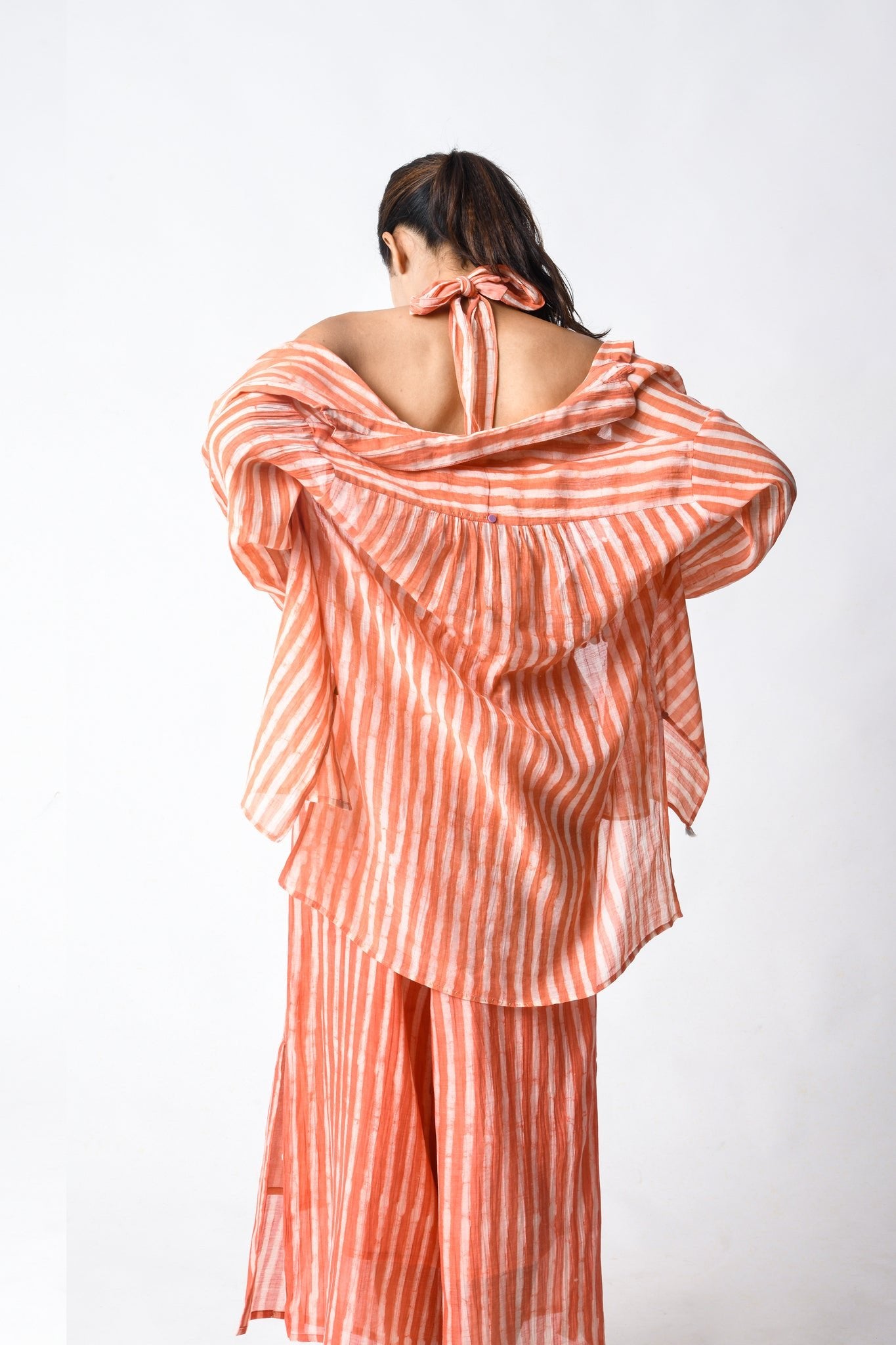 Coral Shirt Cord Set - CiceroniCo - ord SetJayati Goenka