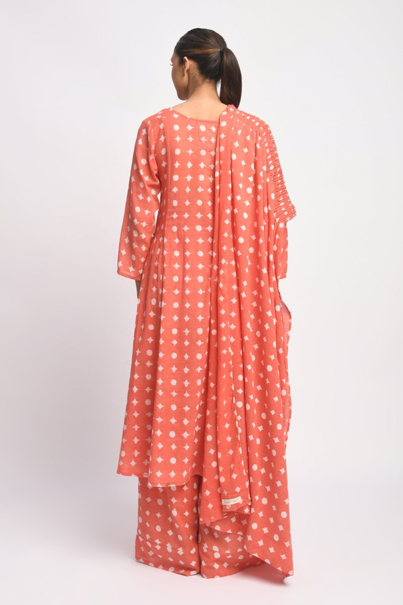 Coral Suit Set - CiceroniKurta Set, Everyday WearJayati Goenka