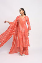 Coral Suit Set - CiceroniKurta Set, Everyday WearJayati Goenka