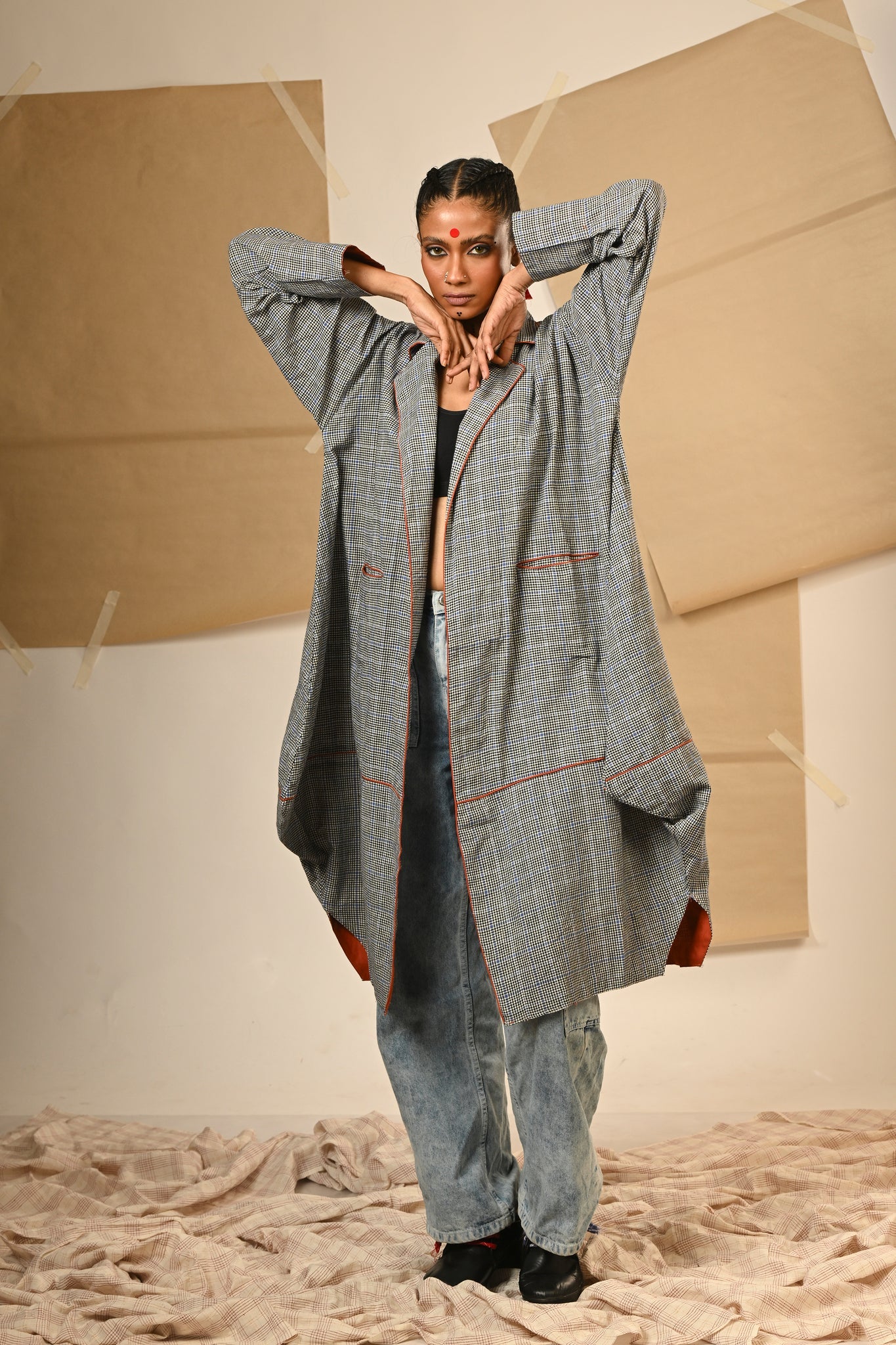 Cowl Jacket - CiceroniJacketsPrathaa