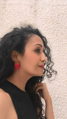 Crimson Bud Earrings - CiceroniEarringsBandish