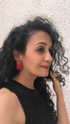 Crimson Bud Earrings - CiceroniEarringsBandish