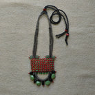 Crimson Grid Neckpiece - CiceroniNeckpieceBandish
