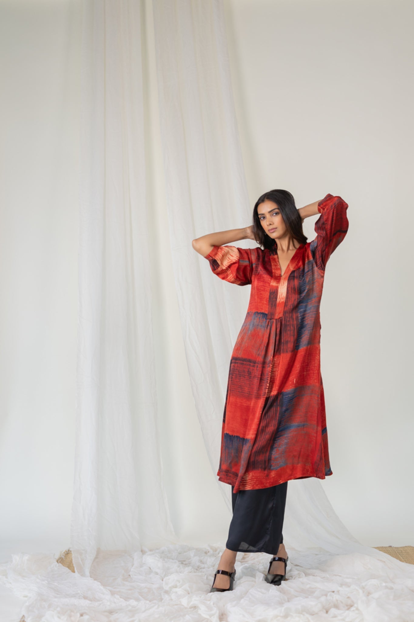 Crimson Palette Kurta - CiceroniKurta, Everyday WearMaidaan