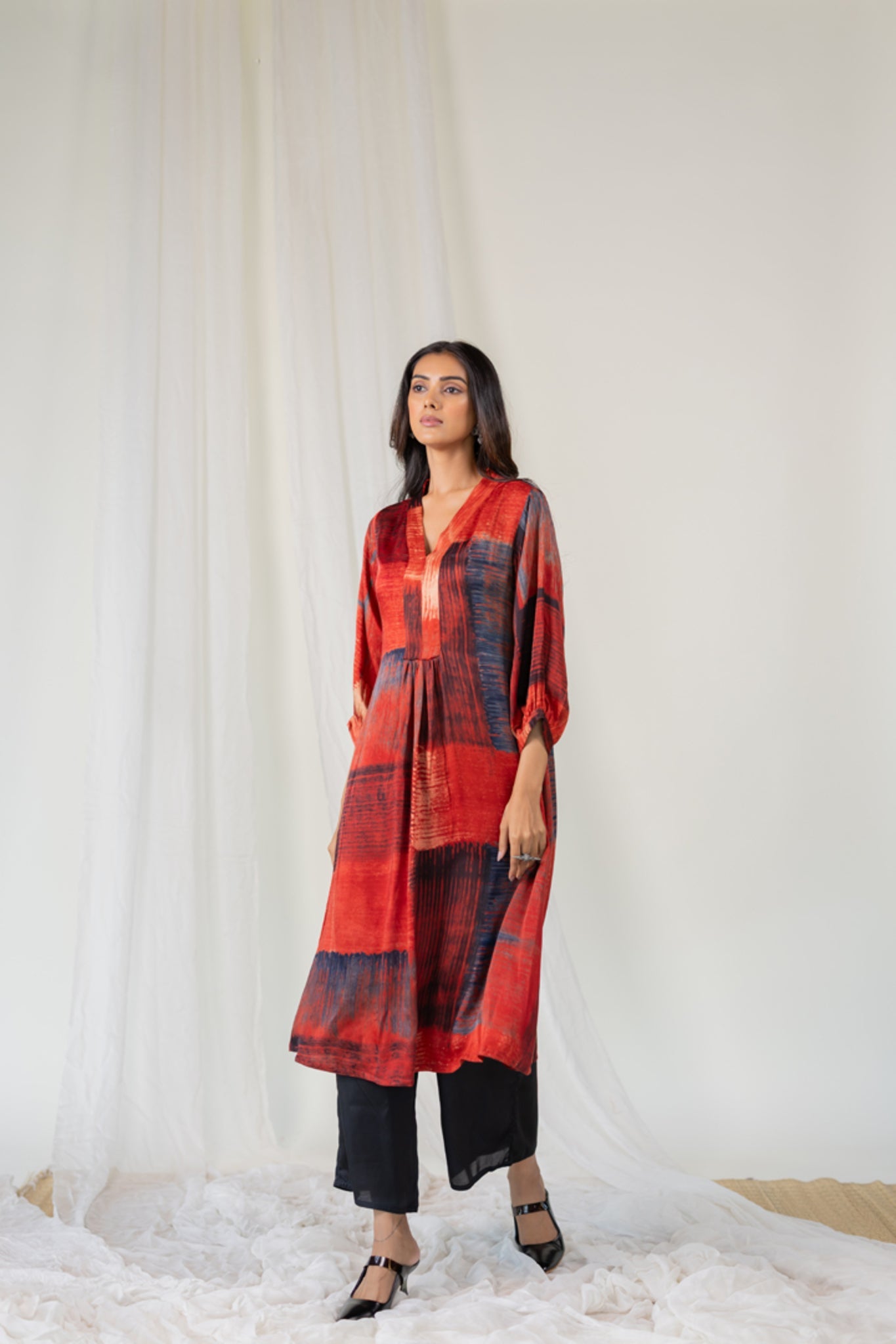 Crimson Palette Kurta - CiceroniKurta, Everyday WearMaidaan