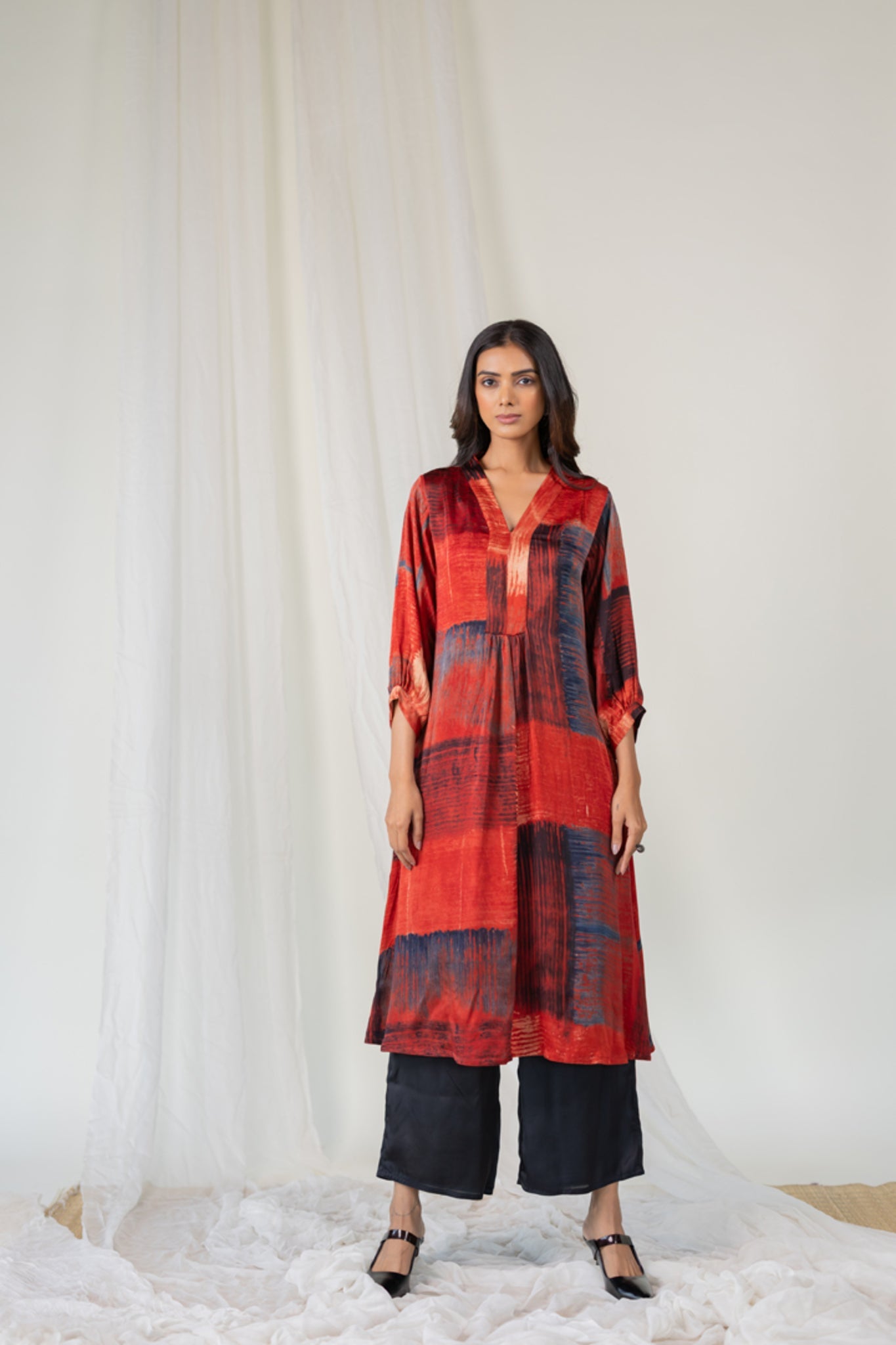 Crimson Palette Kurta - CiceroniKurta, Everyday WearMaidaan