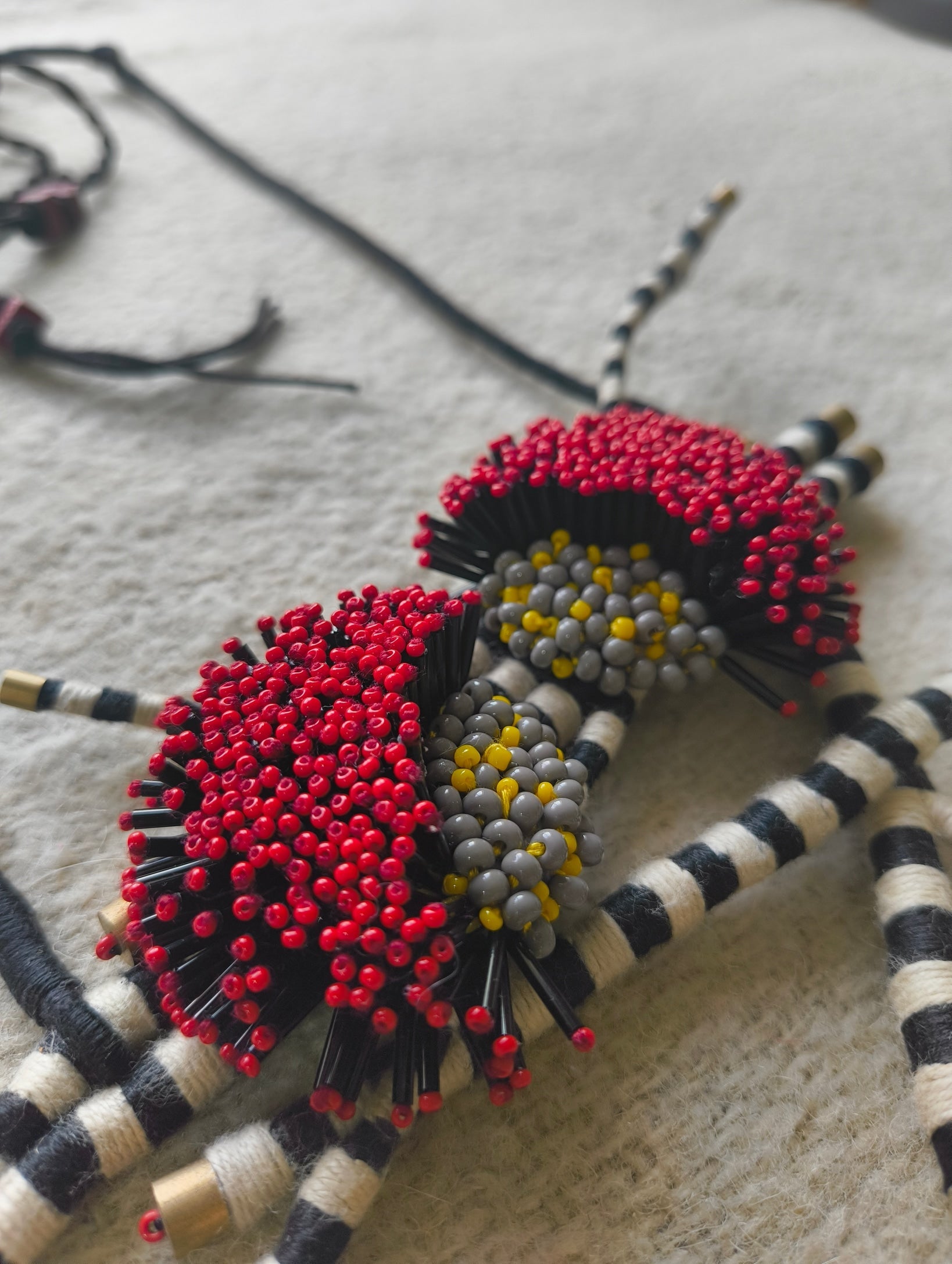 Crimson Weaver Necklace - CiceroniNeckpieceBandish