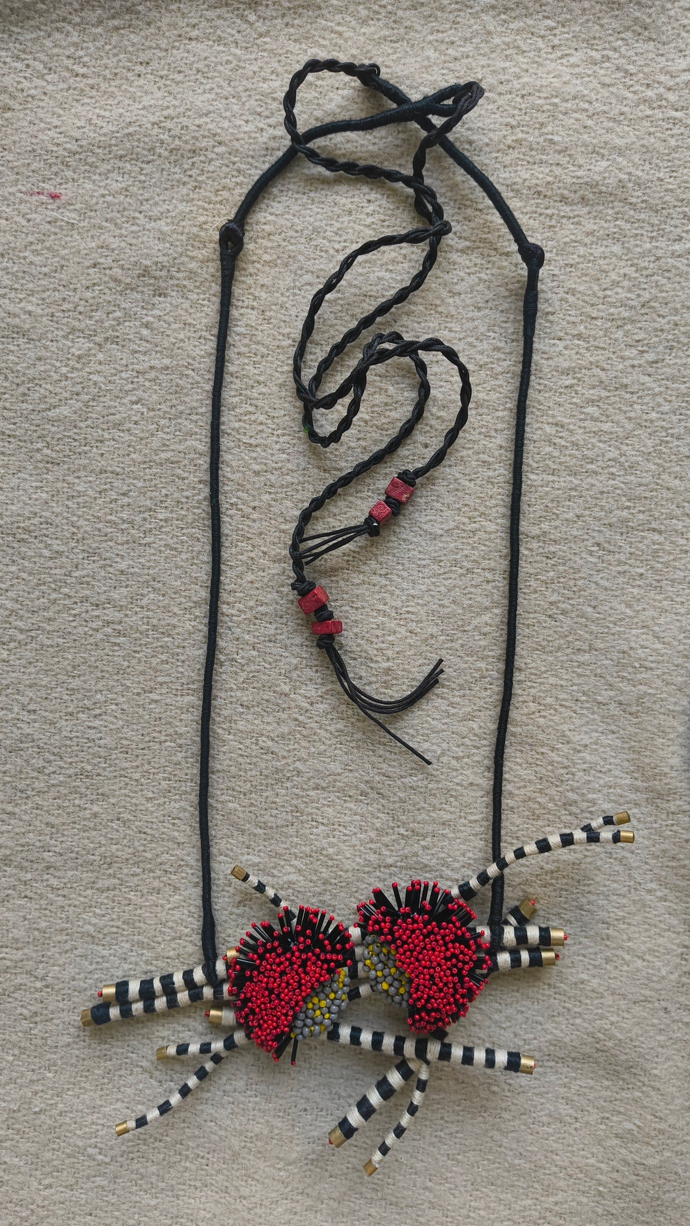 Crimson Weaver Necklace - CiceroniNeckpieceBandish