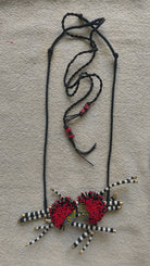 Crimson Weaver Necklace - CiceroniNeckpieceBandish