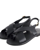 Crossover Strap Leather Men's Sandals - CiceroniSandalsSlomotion