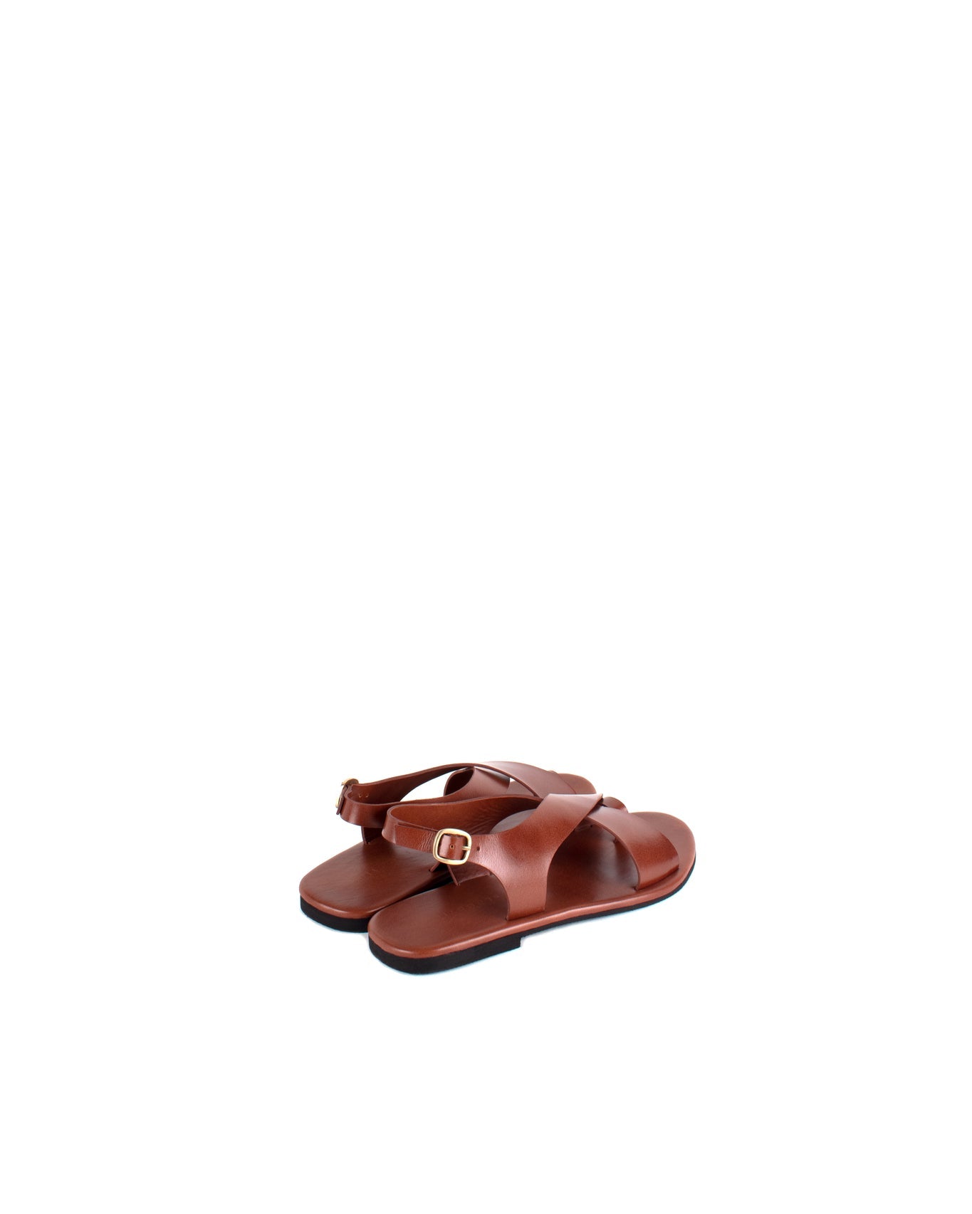 Crossover Strap Leather Men's Sandals - CiceroniSandalsSlomotion