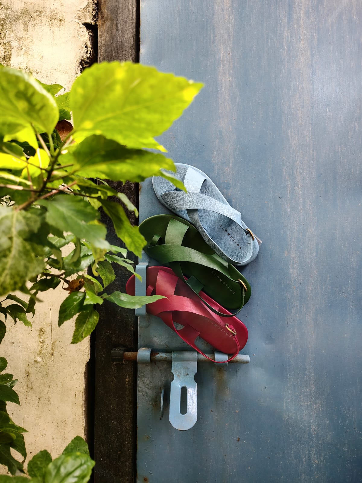 Crossover Strap Leather Women's Sandals - Green - CiceroniSandalsSlomotion