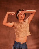 Crotchet Cropped Top - CiceroniT-ShirtAnam Husain