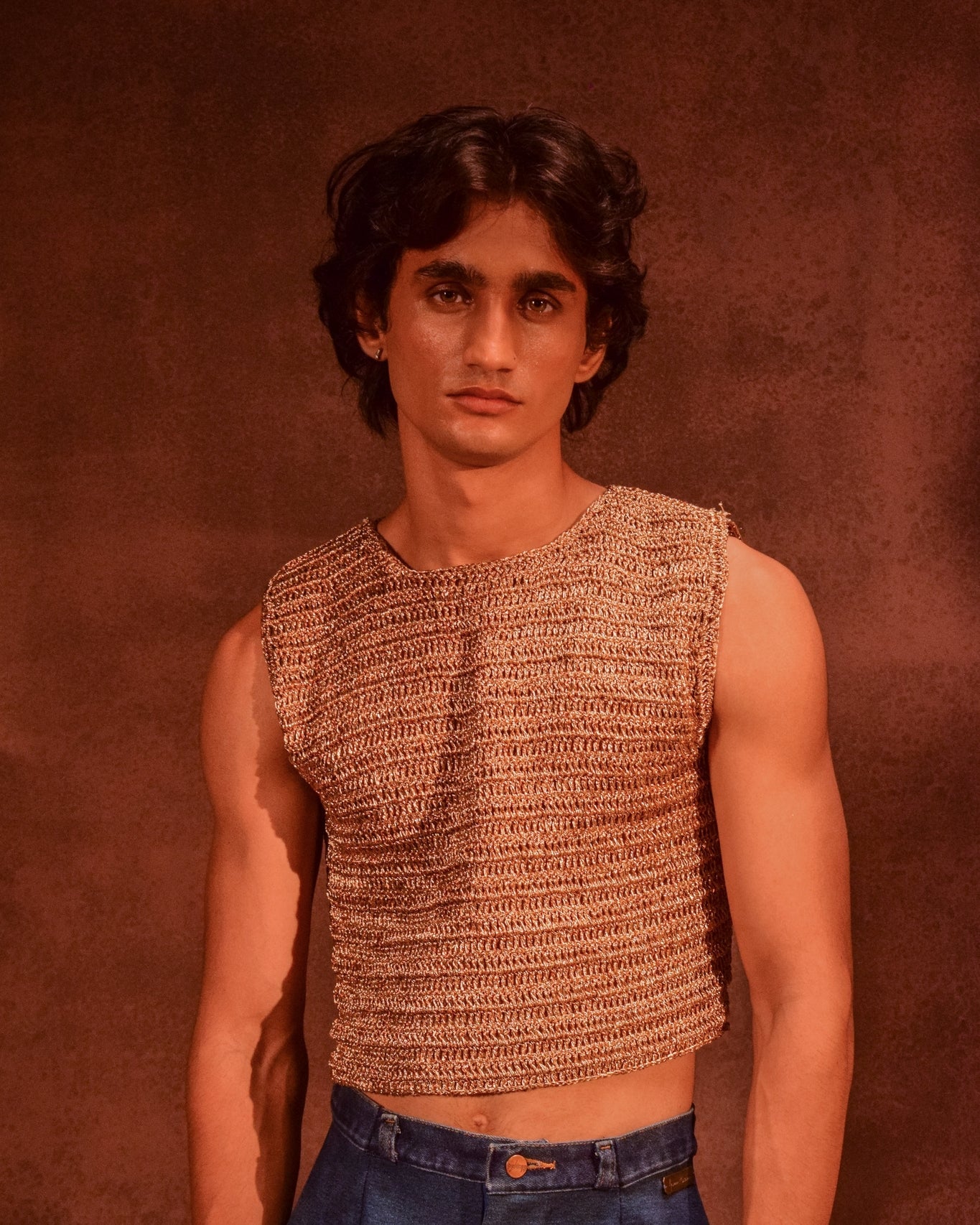 Crotchet Cropped Top - CiceroniT-ShirtAnam Husain