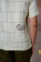 Cultural Tales - Hand Embroidered Unisex Linen Shirt - CiceroniShirtsCultura Studio