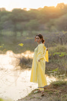 Cupcake Yellow Kurta Set with Dupatta - CiceroniKurta Set, Everyday WearMaidaan