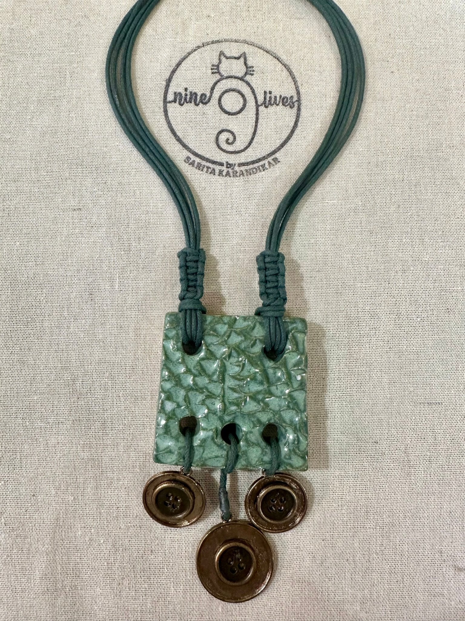 Dangling Square Neckpiece - CiceroniNeckpieceNine Lives