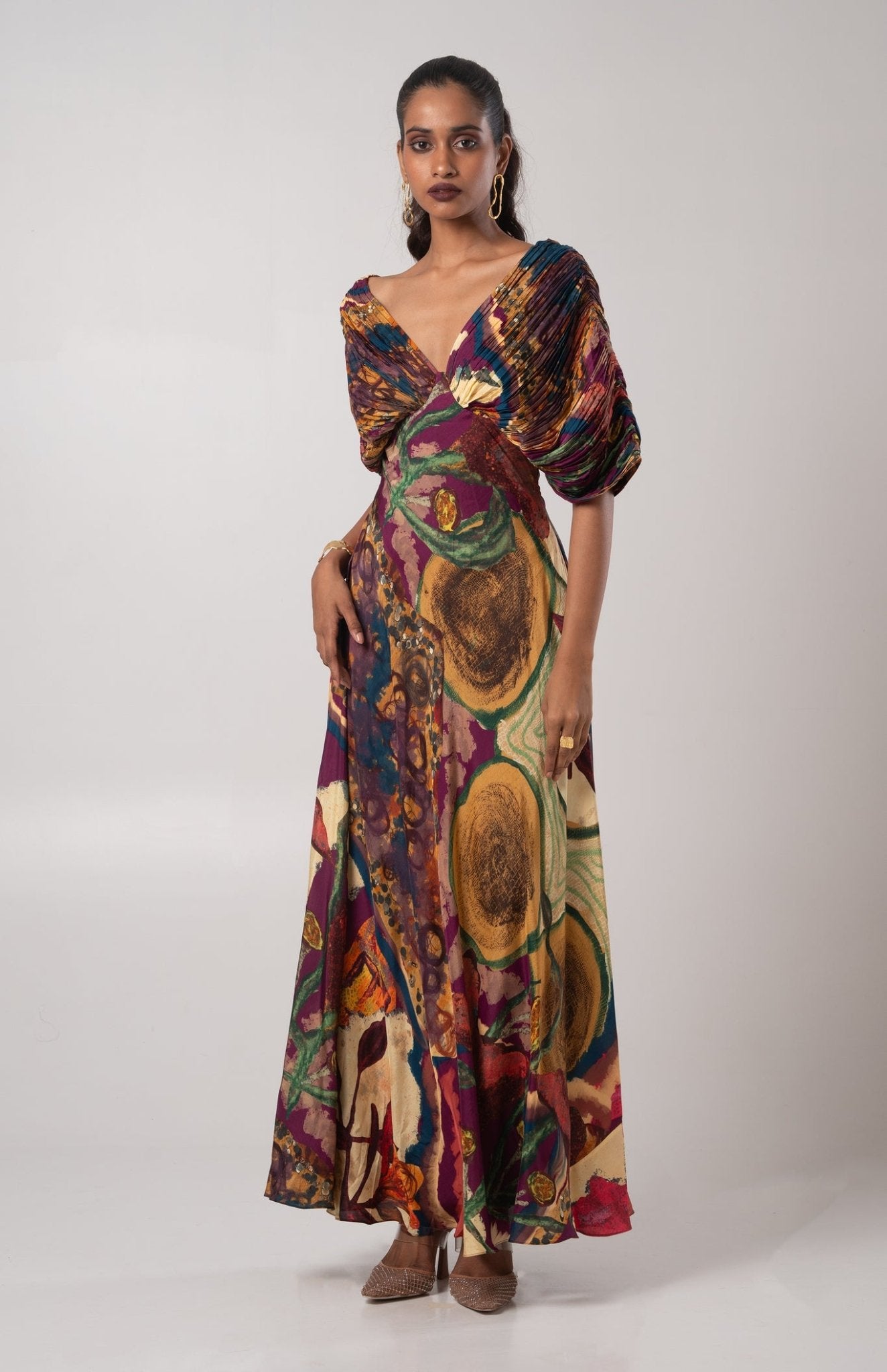 Dawn Pleated Maxi - CiceroniDressesAdvait