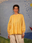 Daydream Pleated Top - CiceroniTopsBhomra