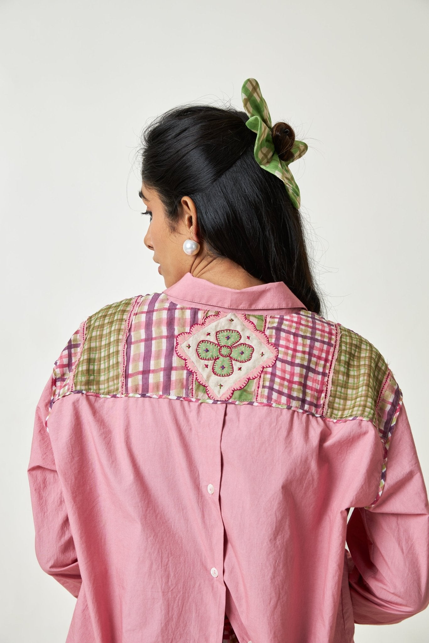 Daylight Rosé Embroidered Shirt - CiceroniShirtPants and Pajamas
