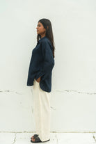 Deepest Blues Oversized Shirt - CiceroniWomen Shirtswith N.