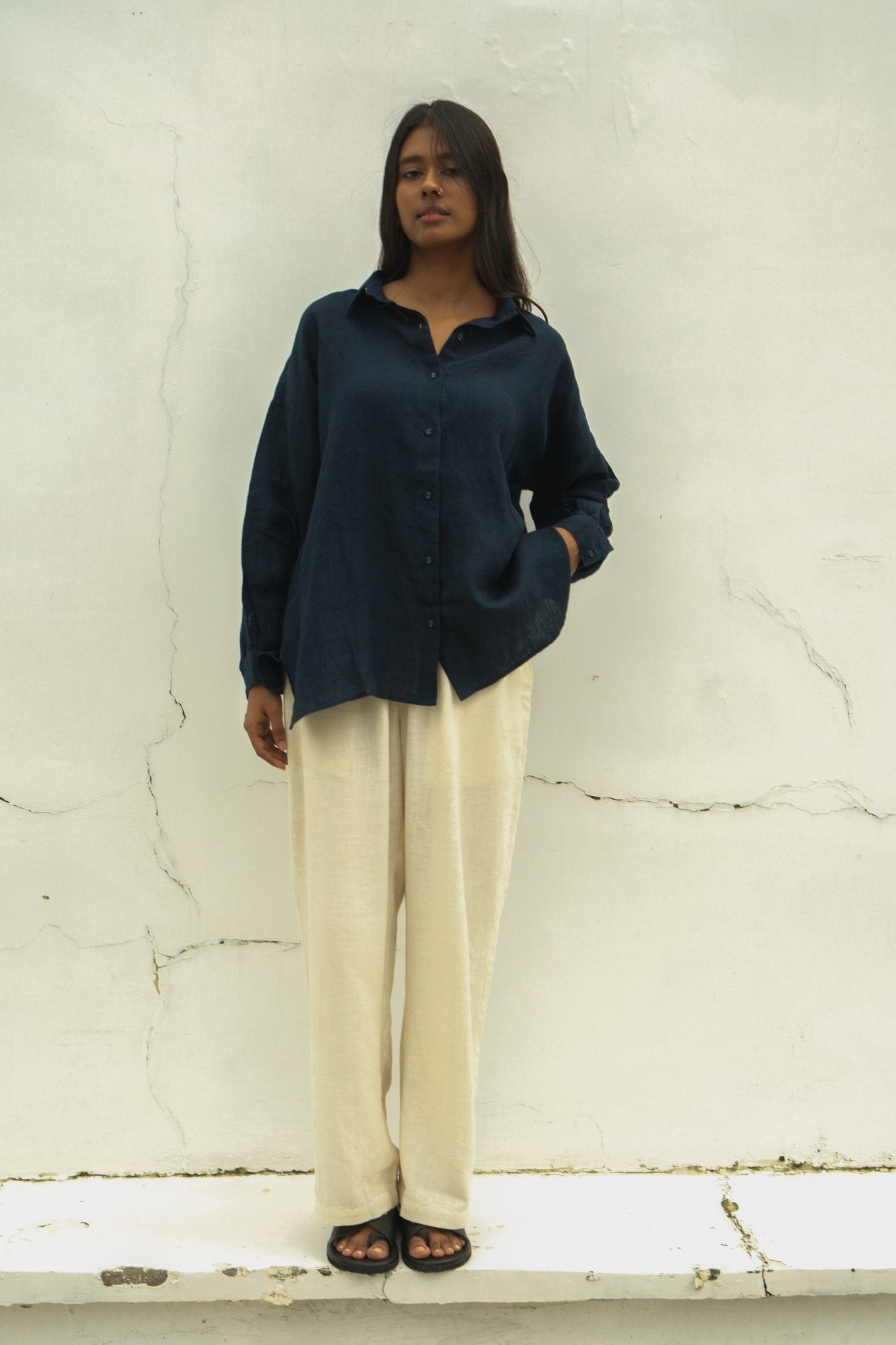 Deepest Blues Oversized Shirt - CiceroniWomen Shirtswith N.