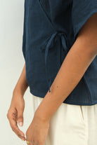 Deepest Blues Wrap Top - CiceroniTopswith N.
