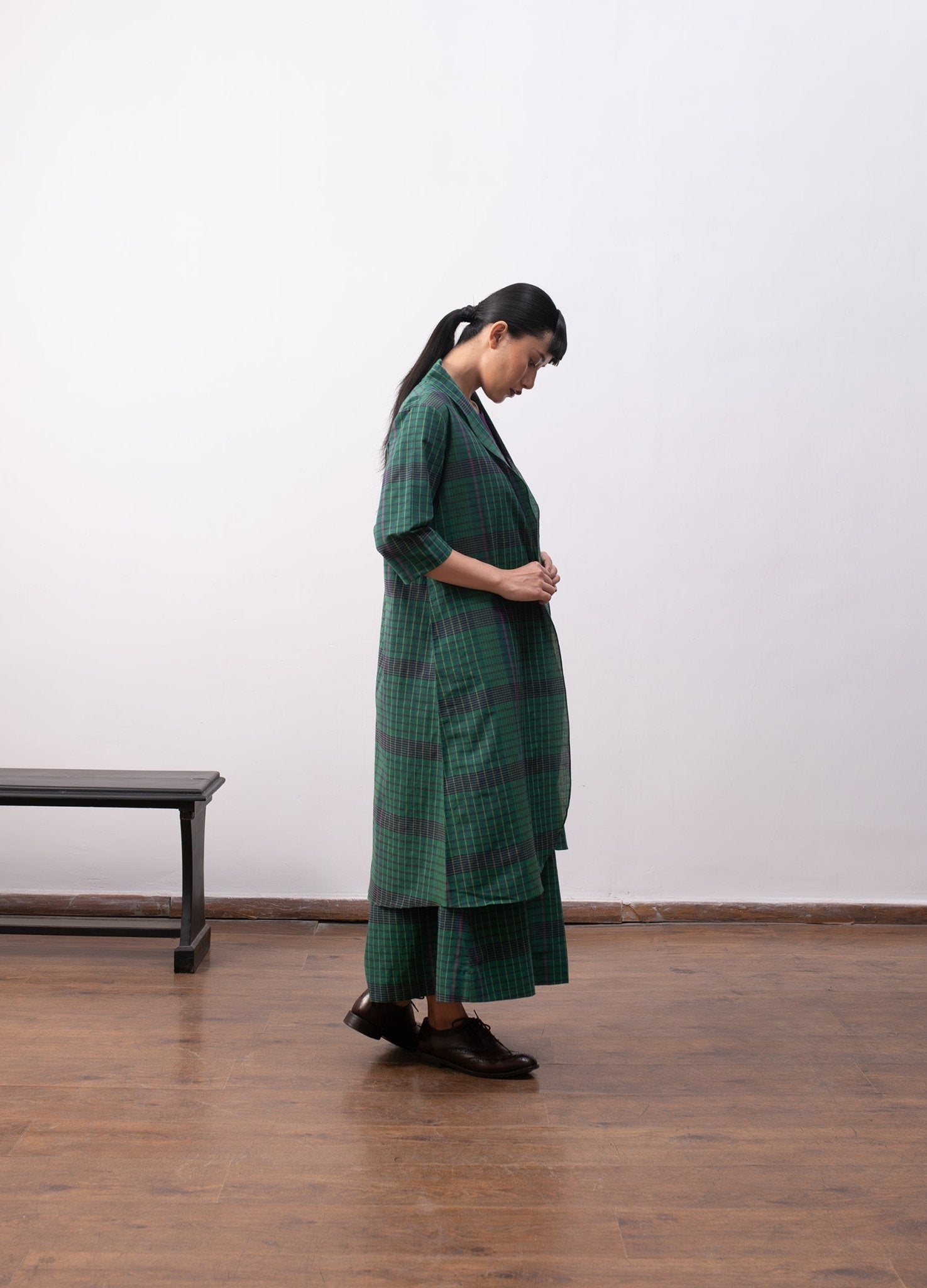 Delaunay Layered Set - Madras Checks - CiceroniSkirt SetHiranya