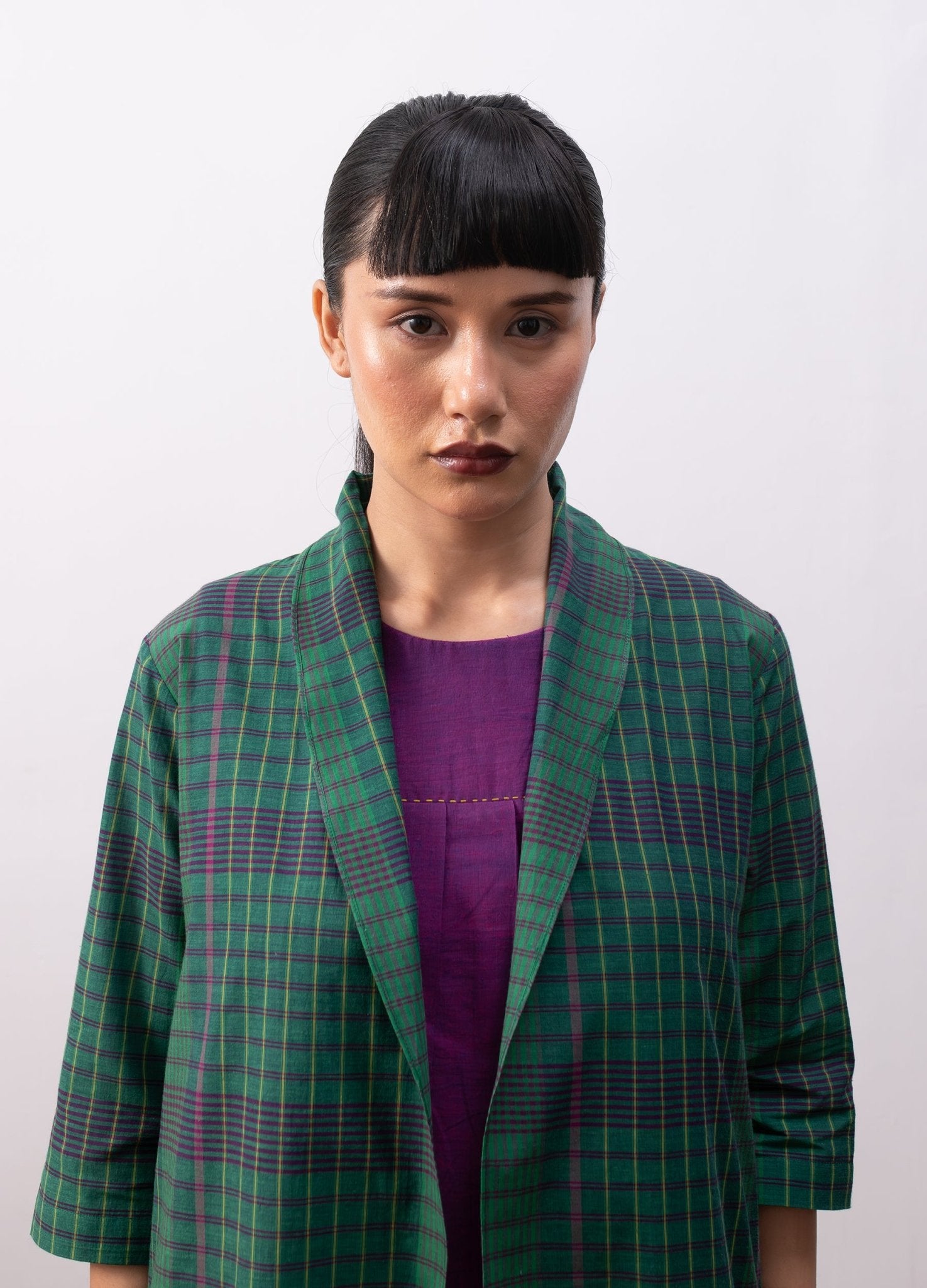 Delaunay Layered Set - Madras Checks - CiceroniSkirt SetHiranya