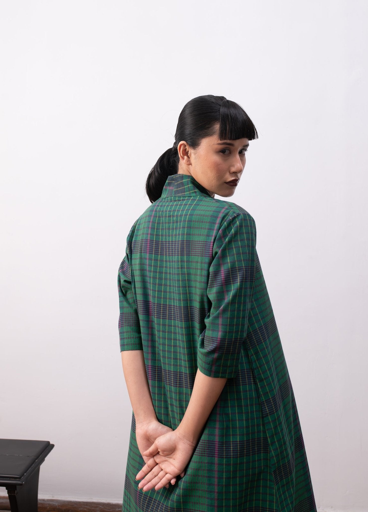 Delaunay Layered Set - Madras Checks - CiceroniSkirt SetHiranya