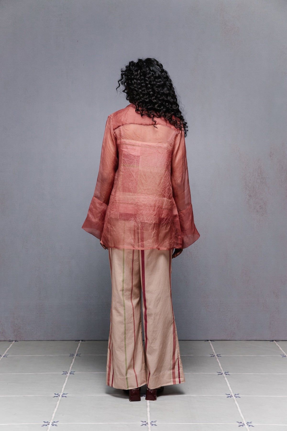 Delilah Organza Shirt Set - CiceroniBag CharmsSubbah