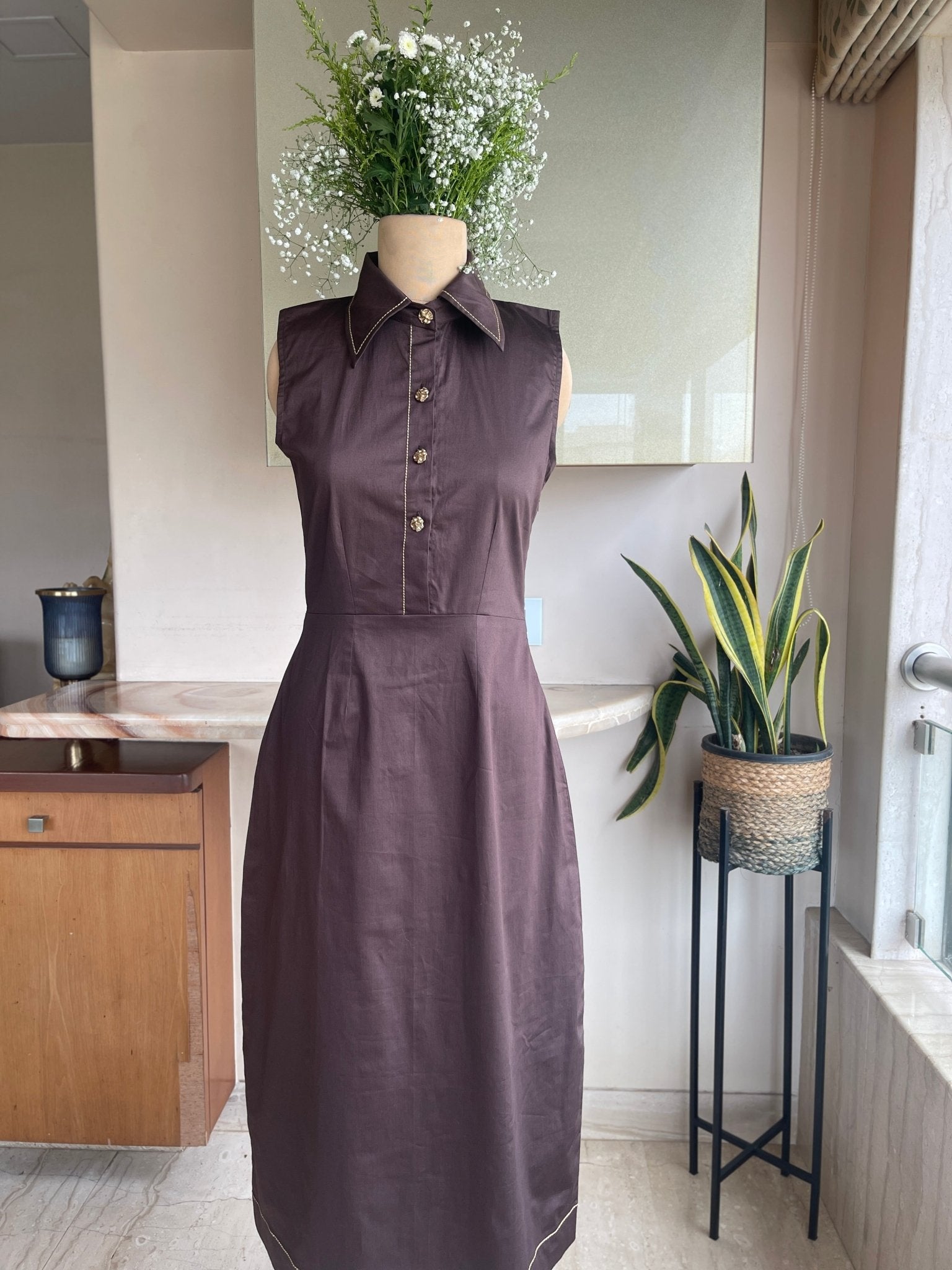 Desert Mirage Kimono with Shirt Dress - CiceroniDressesArtbeats by Keerthana