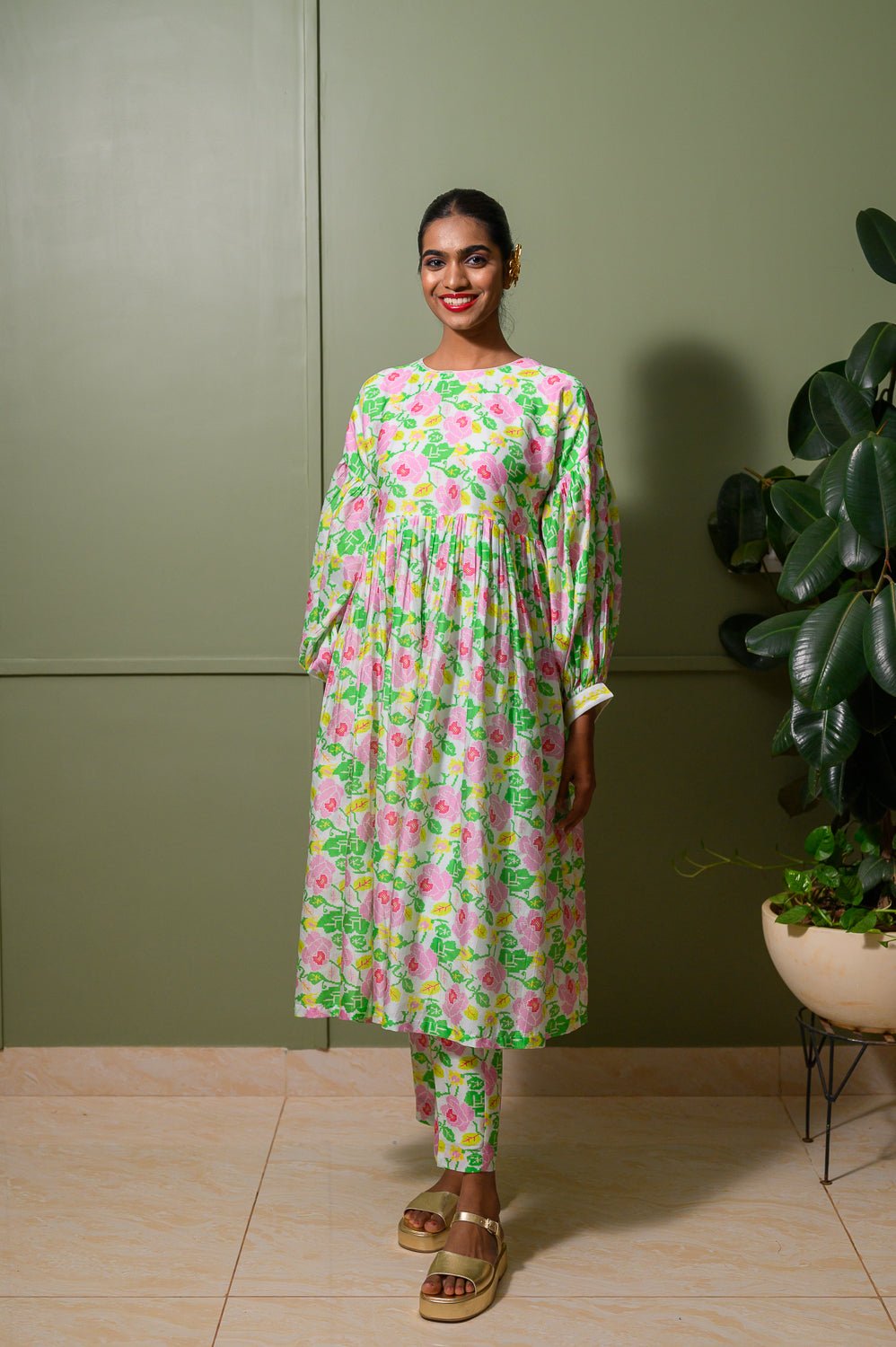 Desi Moonflower Kurta Set - CiceroniKurta Set, Festive WearPrachi Kamat