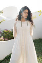 Dewy Mist Pleated Kurta Set - CiceroniKurta SetSilai Studio