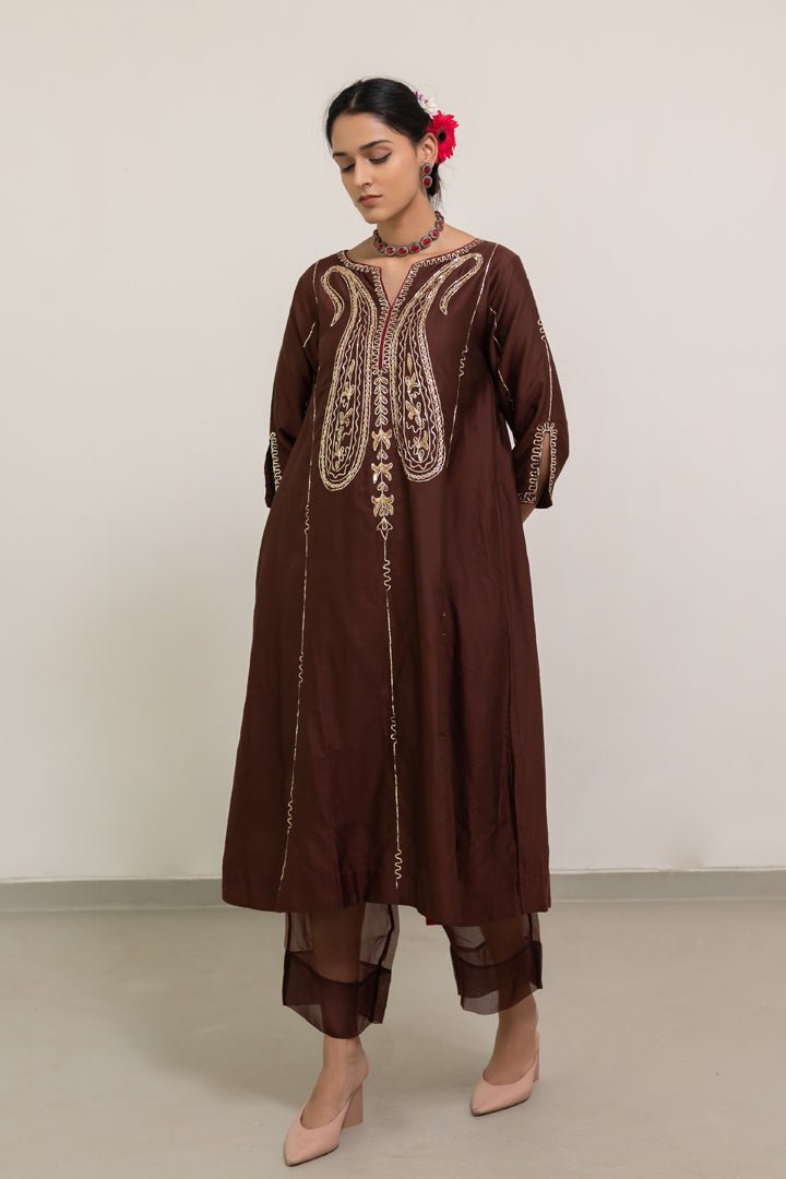 Dhaaraa Paisely Kurta Set with Dupatta - CiceroniKurta Set, Festive WearSilai Studio