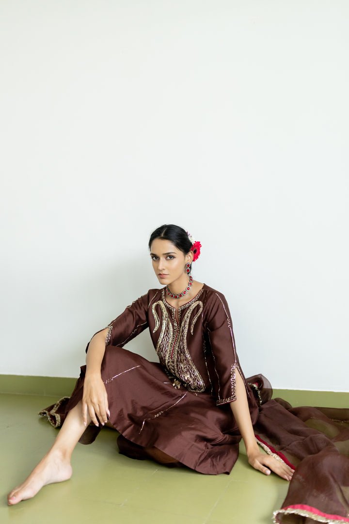 Dhaaraa Paisely Kurta Set with Dupatta - CiceroniKurta Set, Festive WearSilai Studio