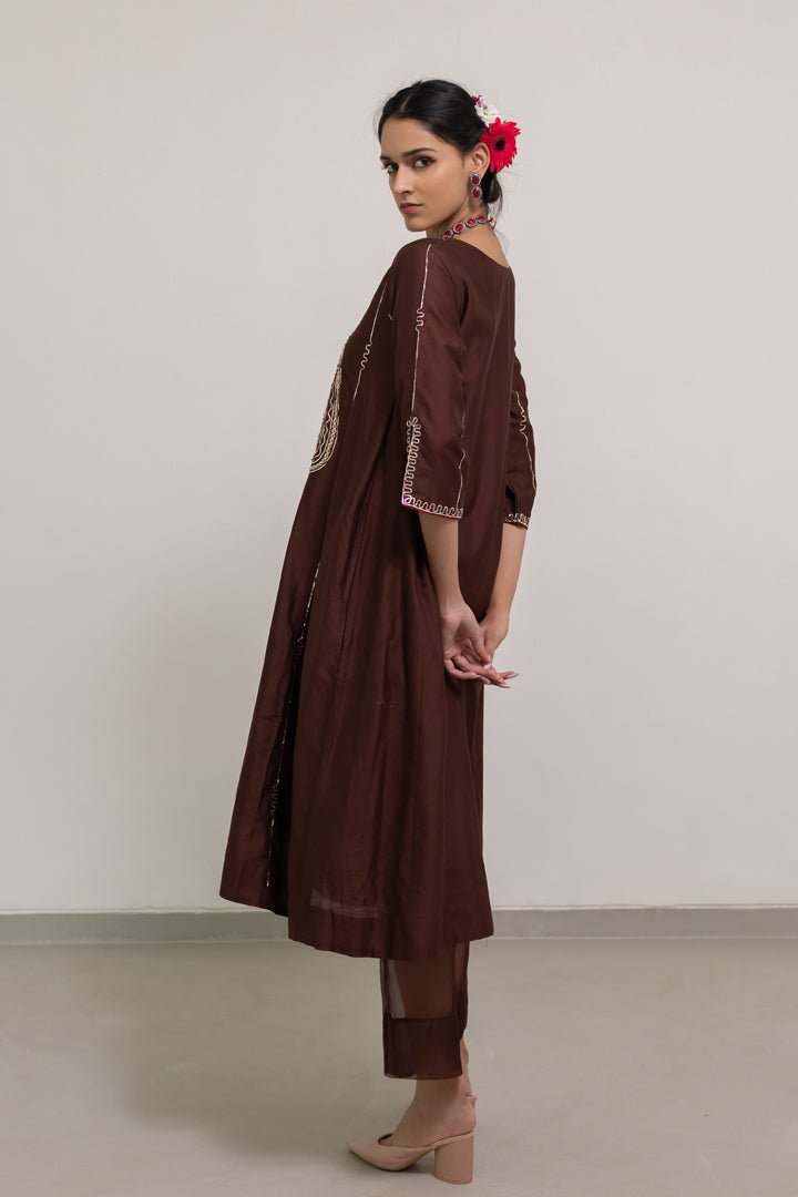 Dhaaraa Paisely Kurta Set with Dupatta - CiceroniKurta Set, Festive WearSilai Studio