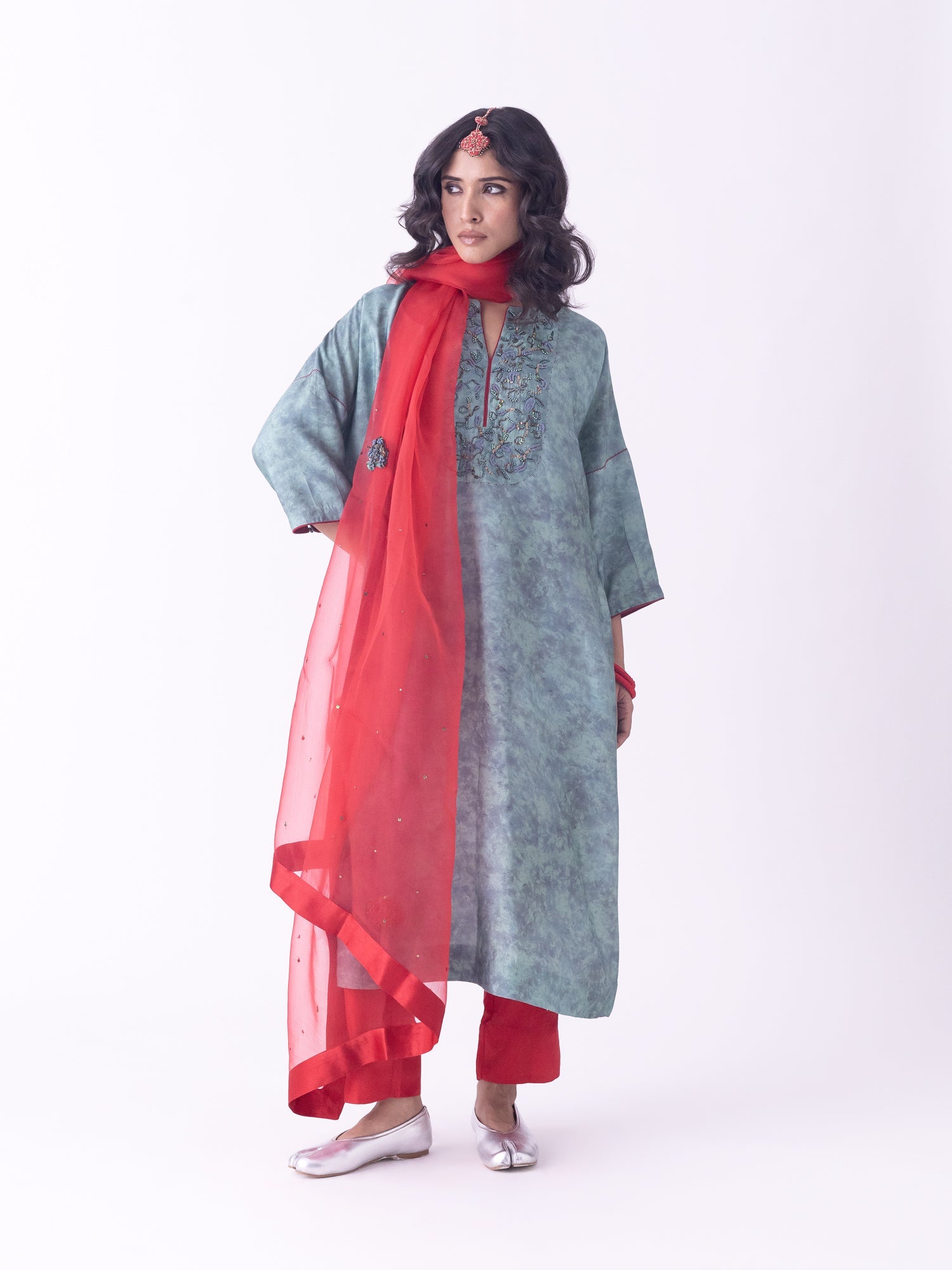 Dhara Kaftan - CiceroniKaftanShades of India