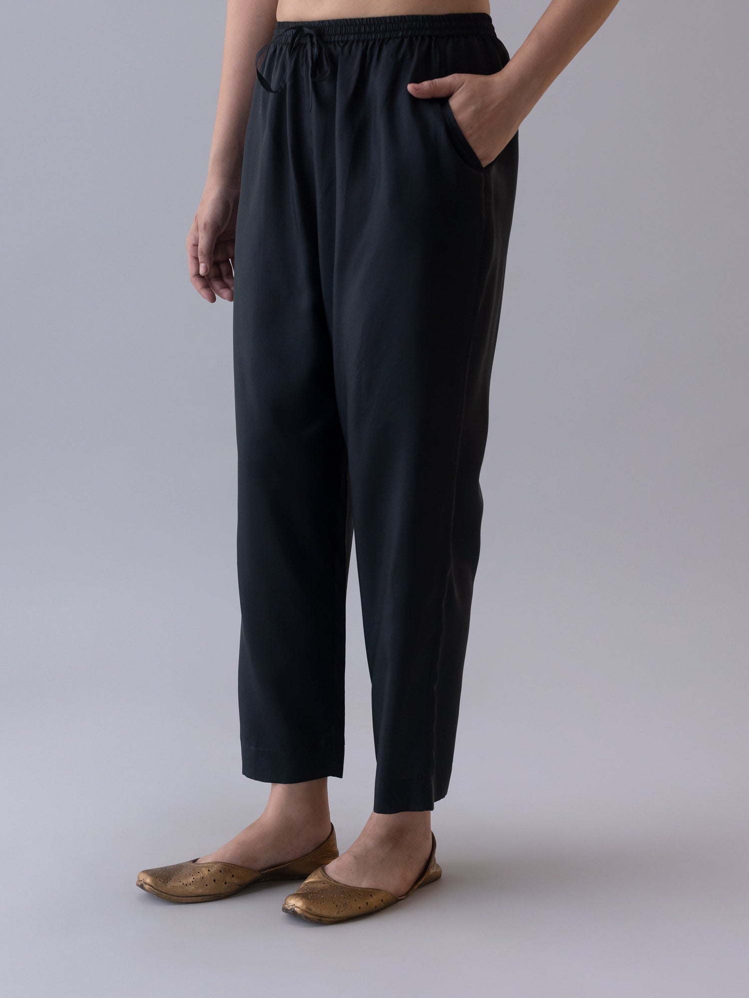 Dikyi Black Pyjama - CiceroniWomen PantsShades of India