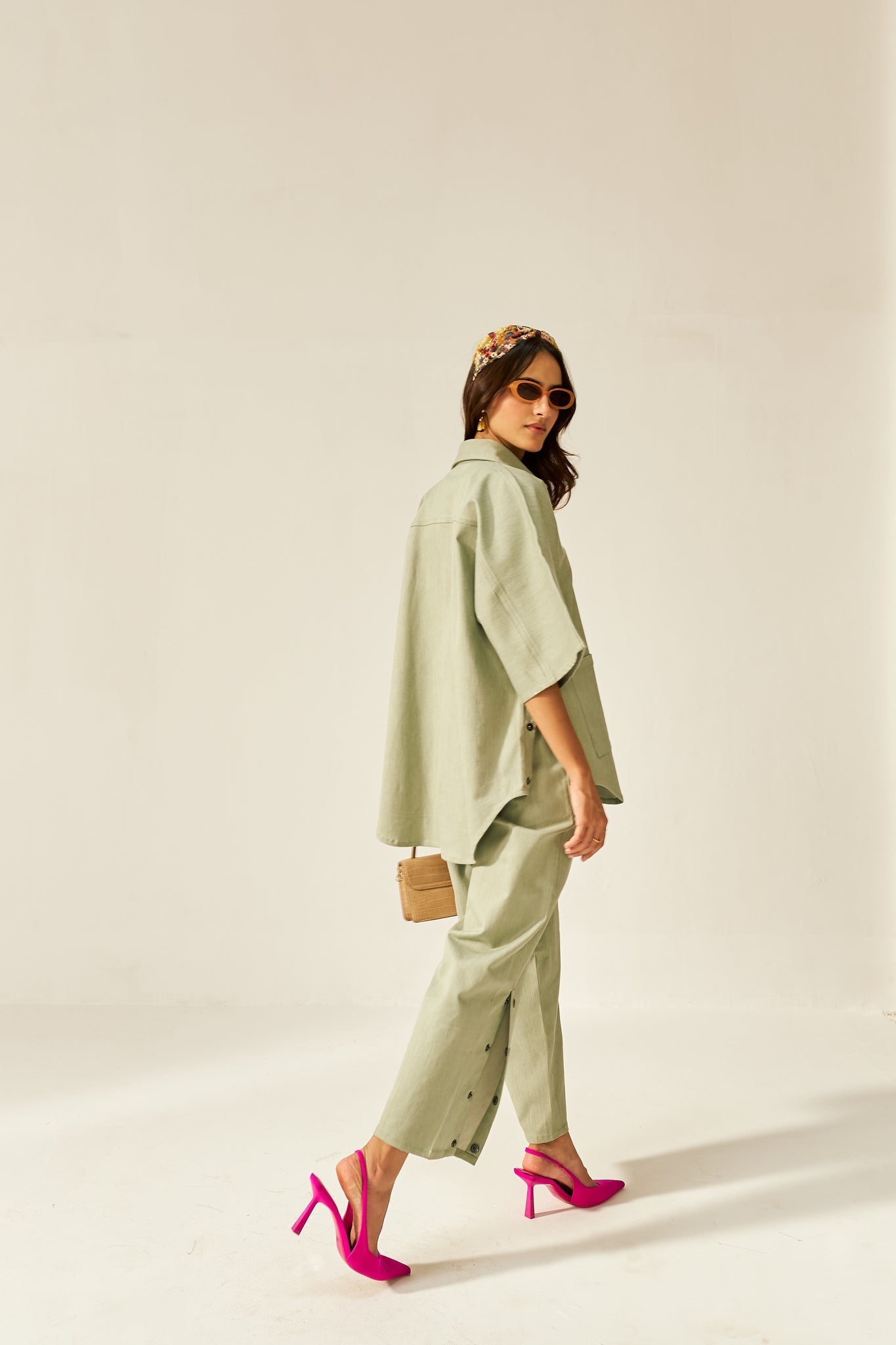 Dolla Co - ord Set In Frosty Green - CiceroniCo - ord SetSpace