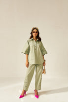 Dolla Co - ord Set In Frosty Green - CiceroniCo - ord SetSpace