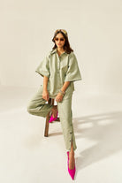 Dolla Co - ord Set In Frosty Green - CiceroniCo - ord SetSpace