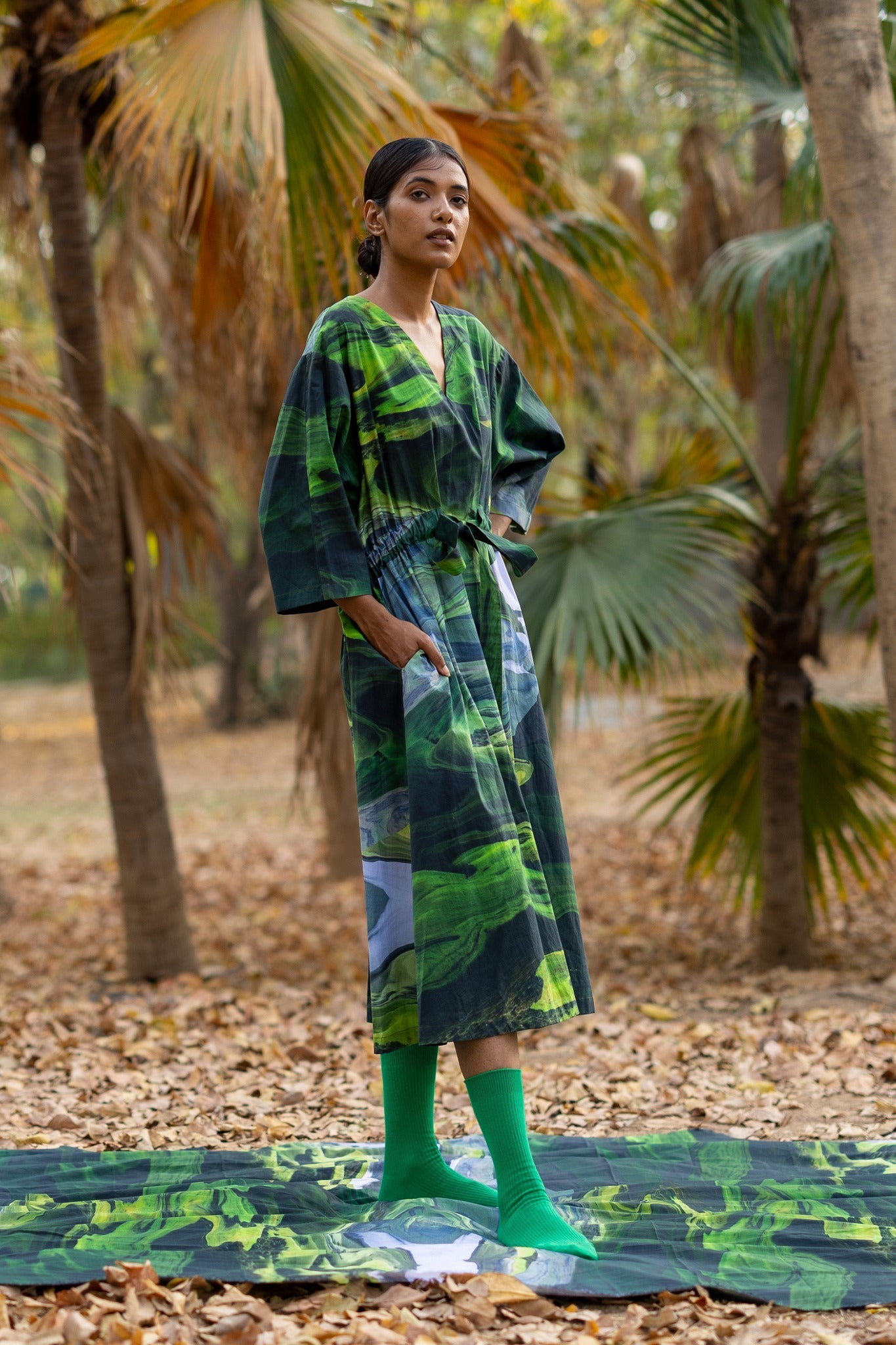 Doris Green Dress - CiceroniDressesDoodlage