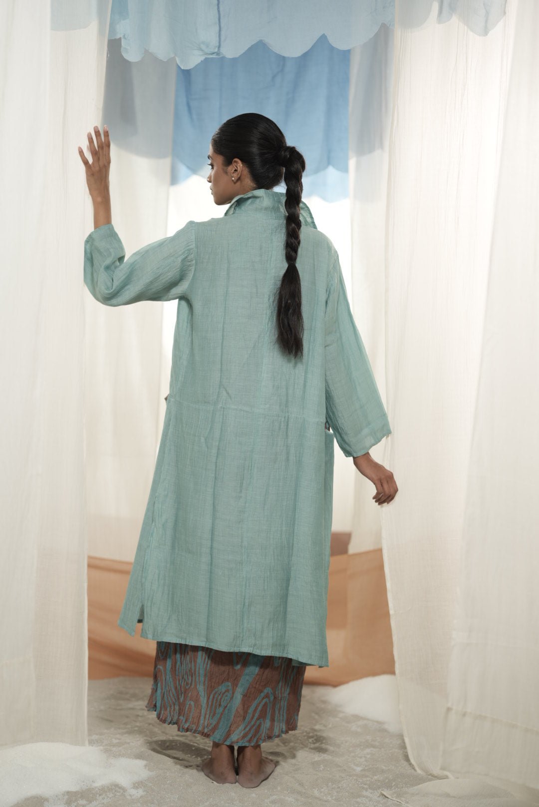 Drape Jacket - CiceroniJacketsAmoda - Essence Of India