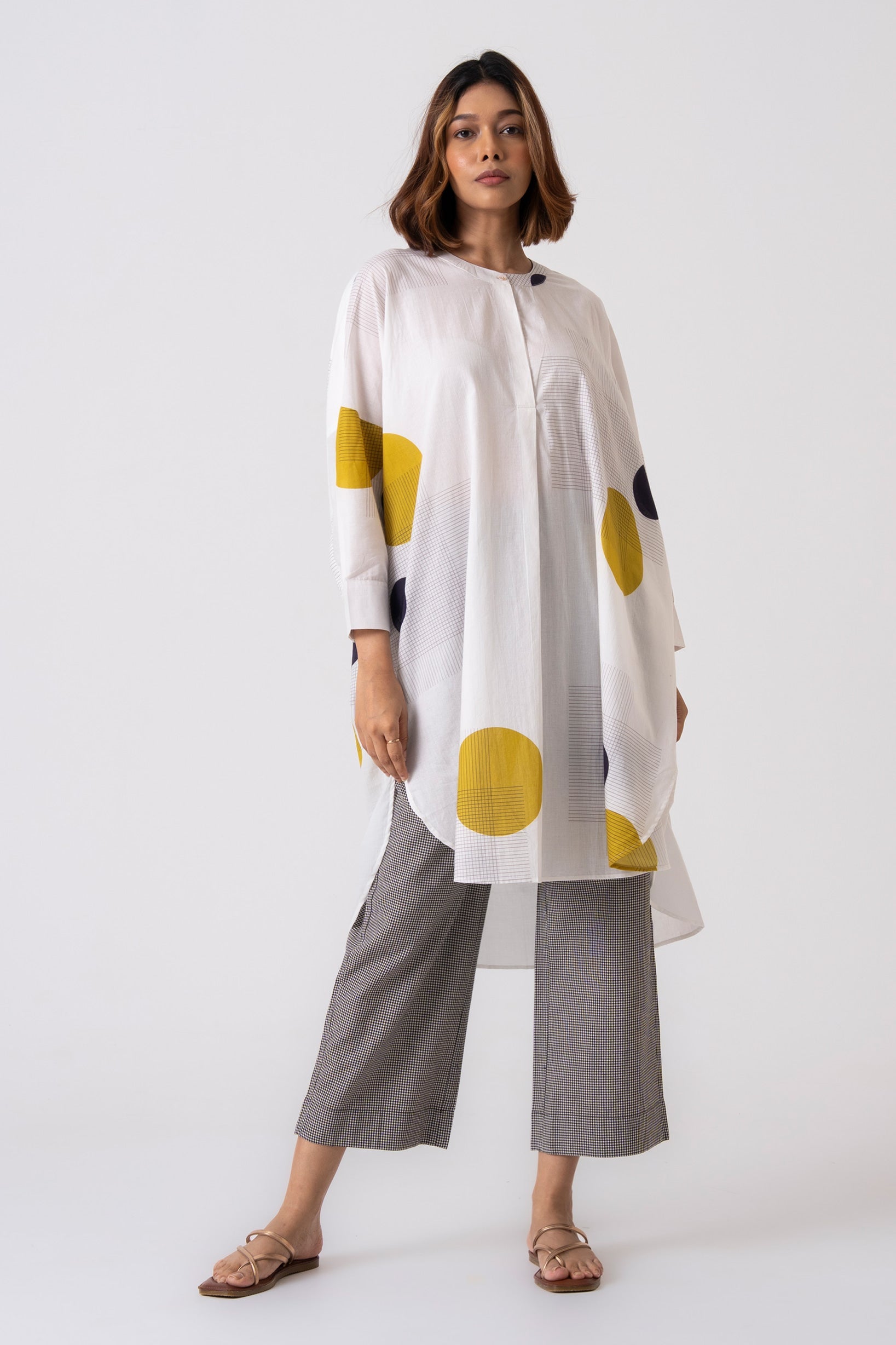 Dream Tunic - Lime green - CiceroniKurta, Everyday WearThe Kaatn Trail