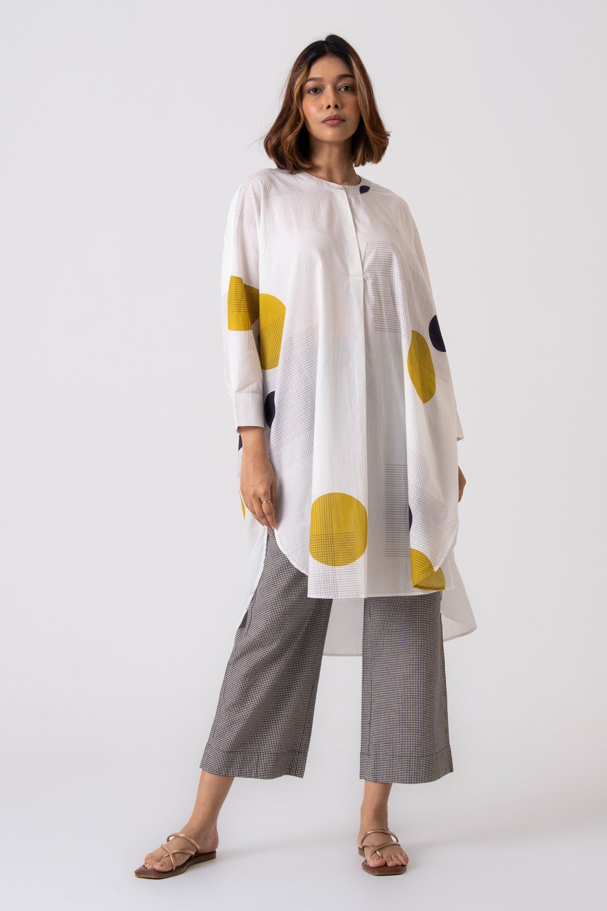Dream Tunic - Lime green - CiceroniKurta, Everyday WearThe Kaatn Trail
