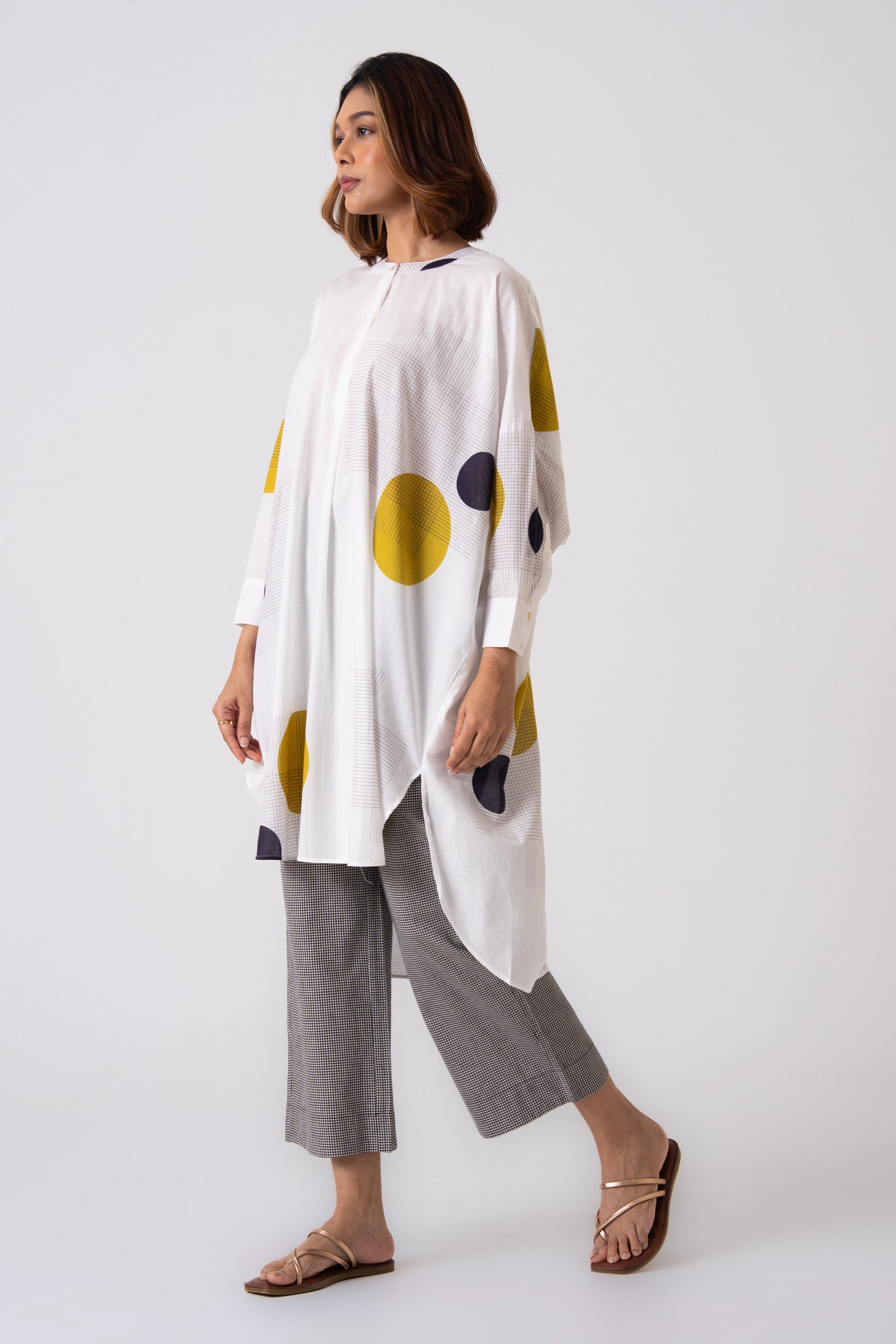 Dream Tunic - Lime green - CiceroniKurta, Everyday WearThe Kaatn Trail