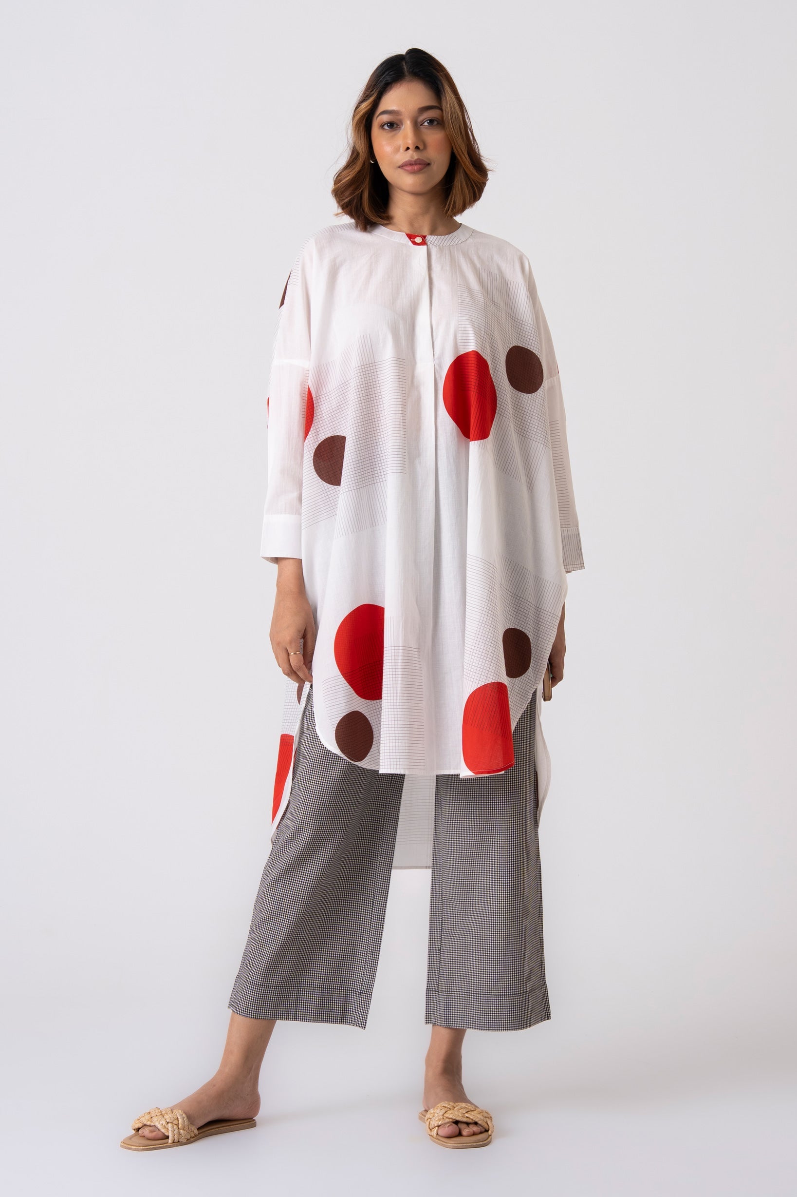 Dream Tunic - Red - CiceroniKurta, Everyday WearThe Kaatn Trail